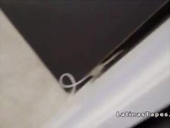 Dirty Latina roommate knows how to suck