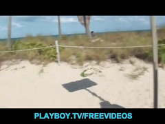 A pair of bikini babes get paid cash to jump in van and fuck